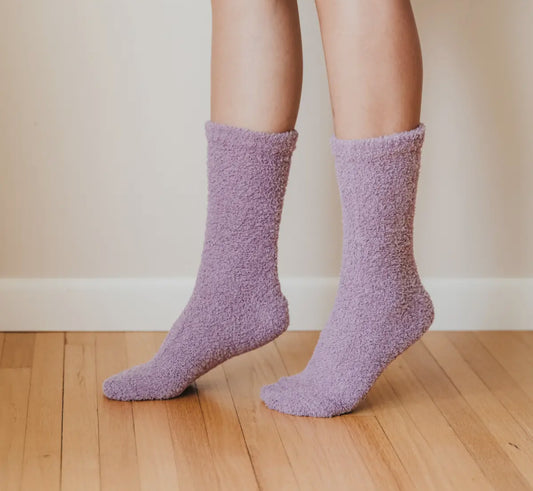 Cozy Cloud Socks | Orchid Purple