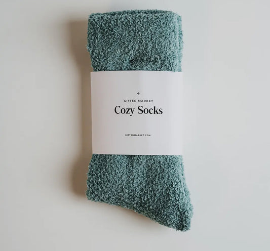 Cozy Cloud Socks | Stone Blue