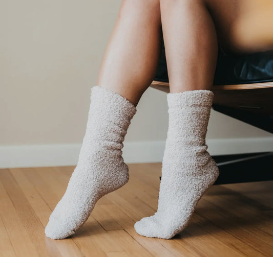 Cozy Cloud Socks | Ivory