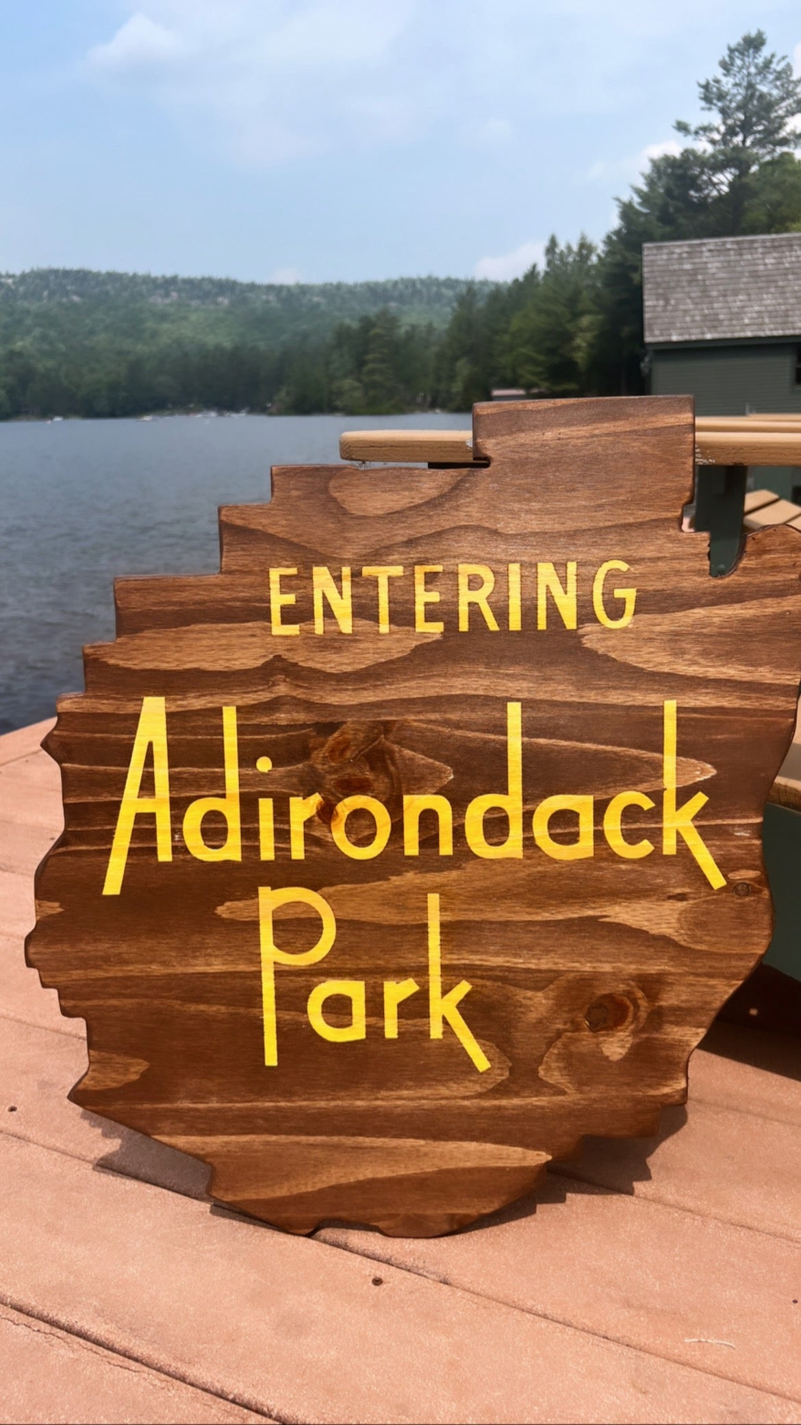 “Entering Adirondack Park” Sign