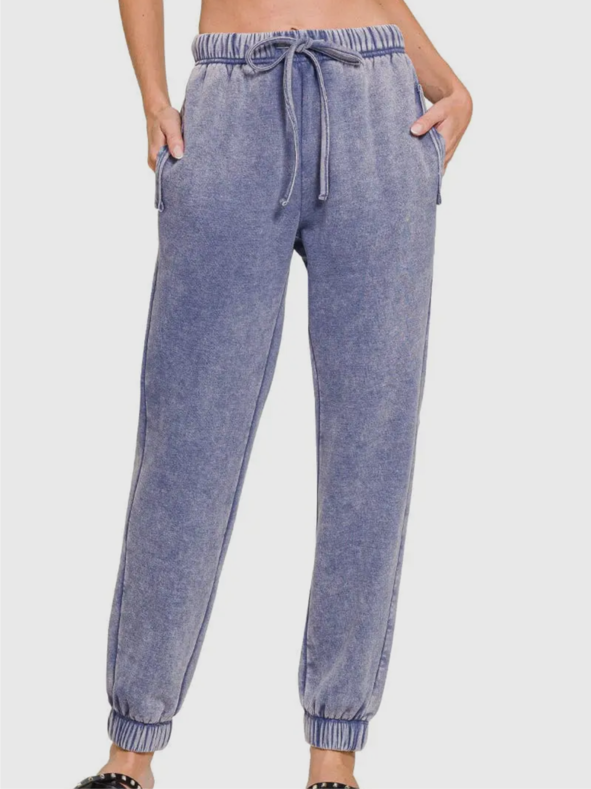 Purple Haze | Acid Wash Fleece Lined Joggers