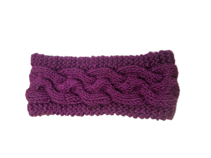 Hemlock Hand Knit Fleece Lined Headband