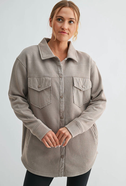The Trailside Shacket – Stone