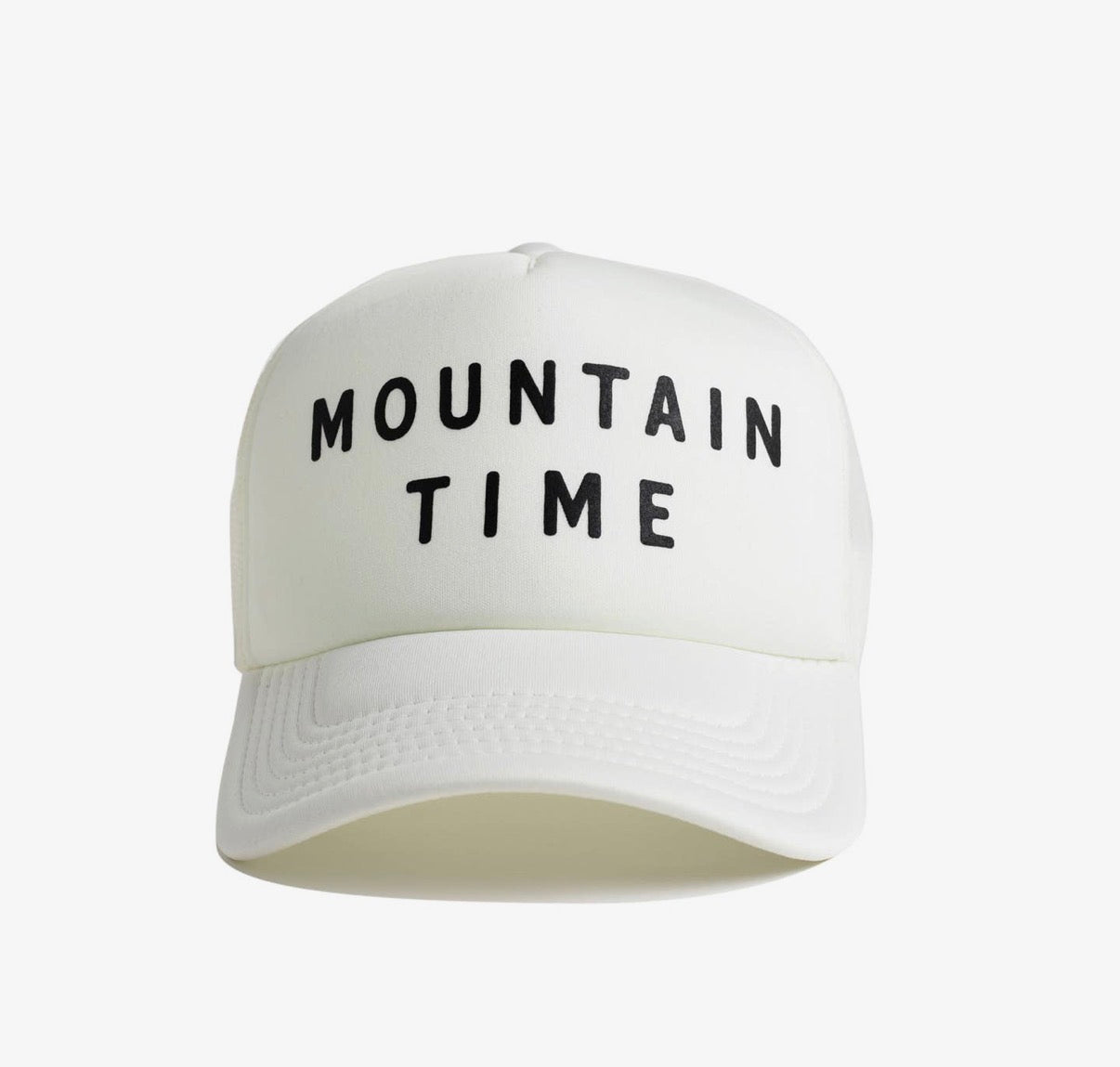 Mountain Time Recycled Trucker Hat | Ivory