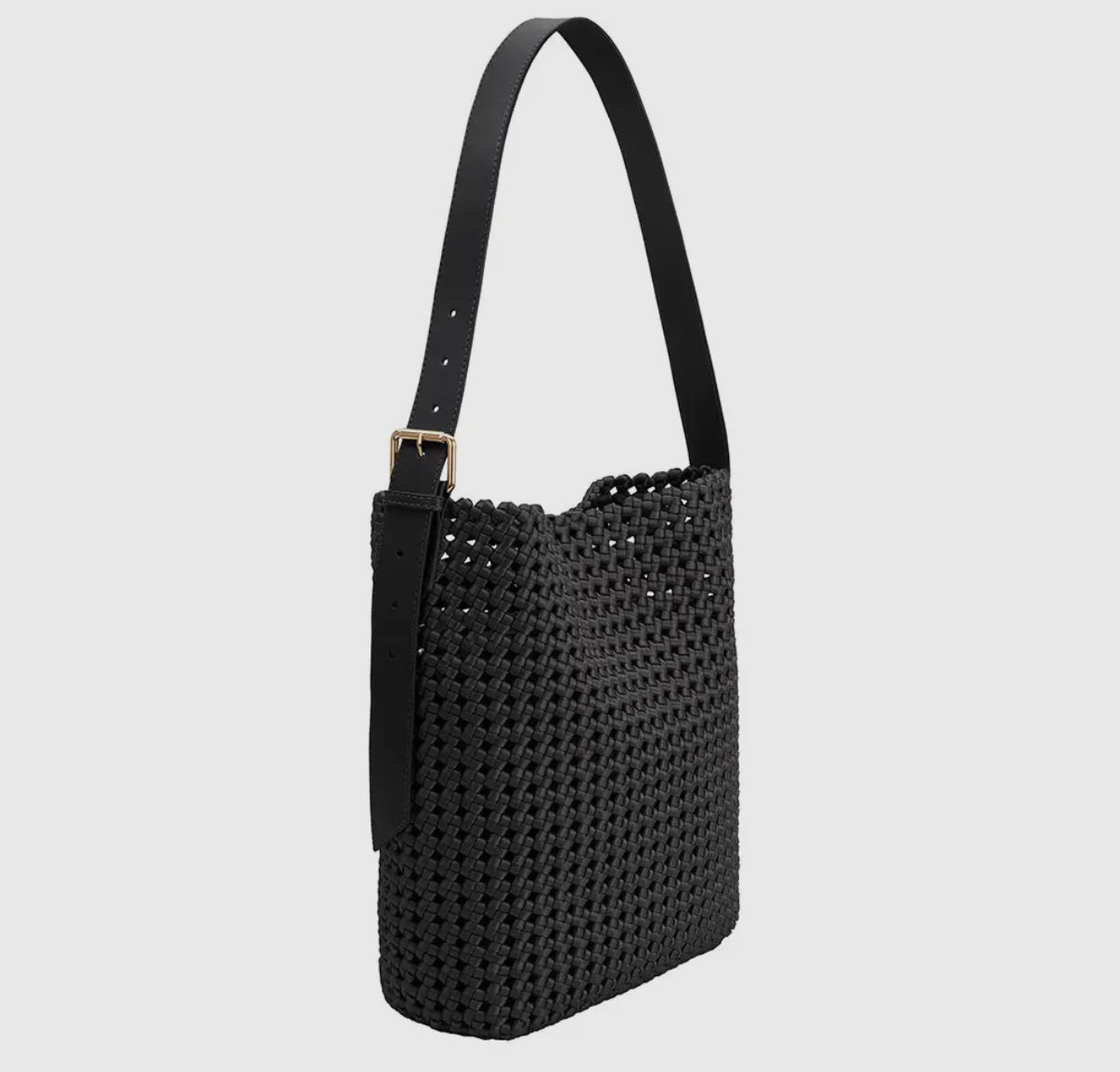 Cece Black Nylon Shoulder Bag