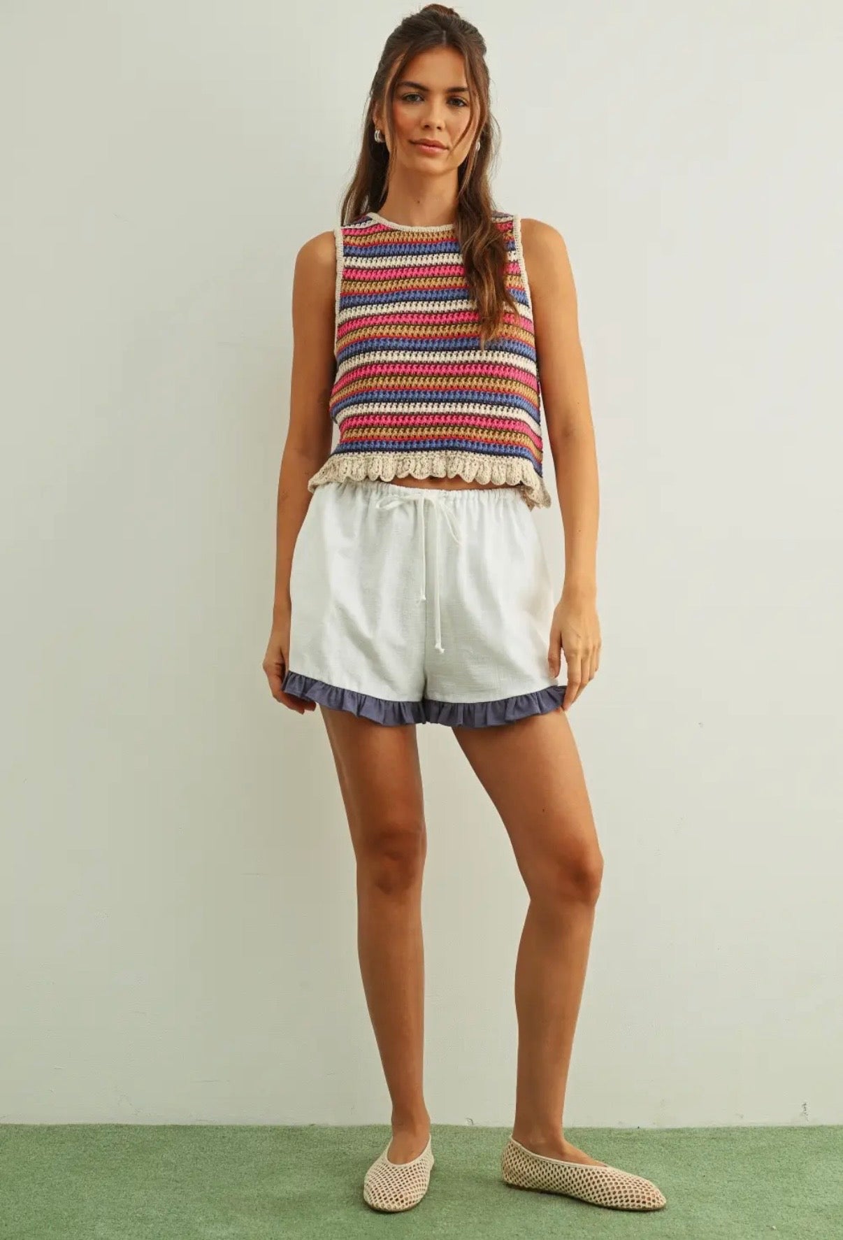 Summer Carnival Knit Tank