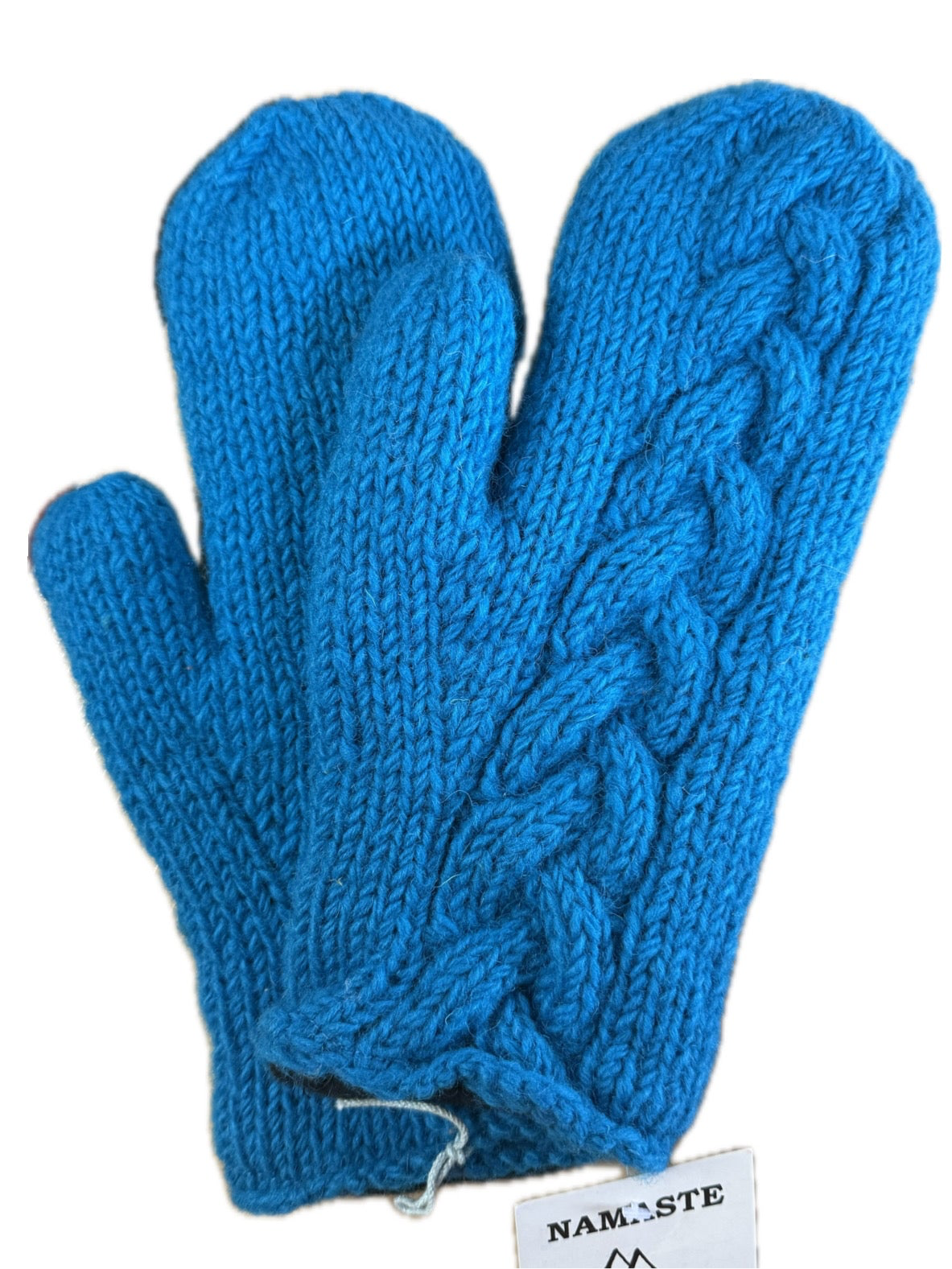 Jane Hand Knit Fleece Lined Mittens