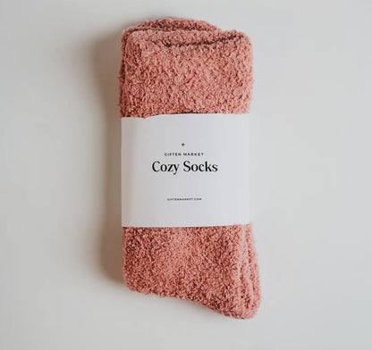 Cozy Cloud Socks | Rosette Pink