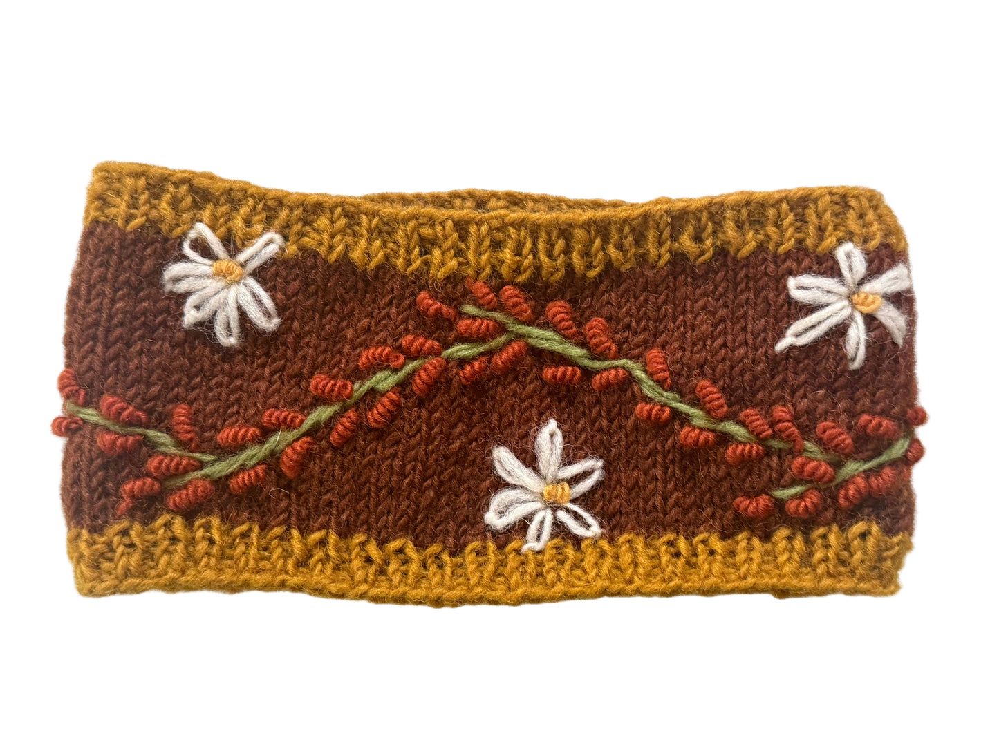 Floral Fleece Lined Headbands