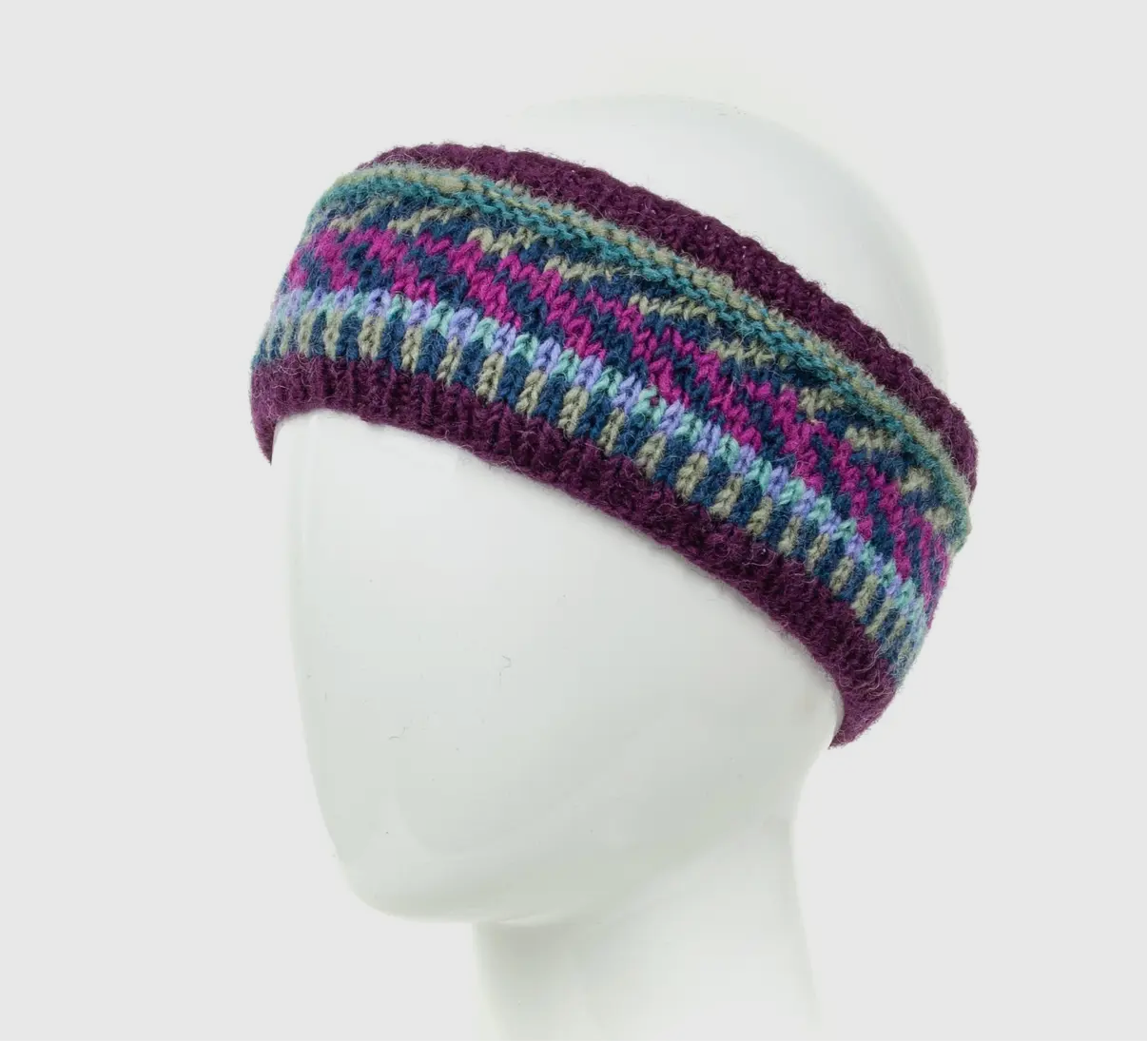 Limekiln Wool Fleece Lined Knit Headband