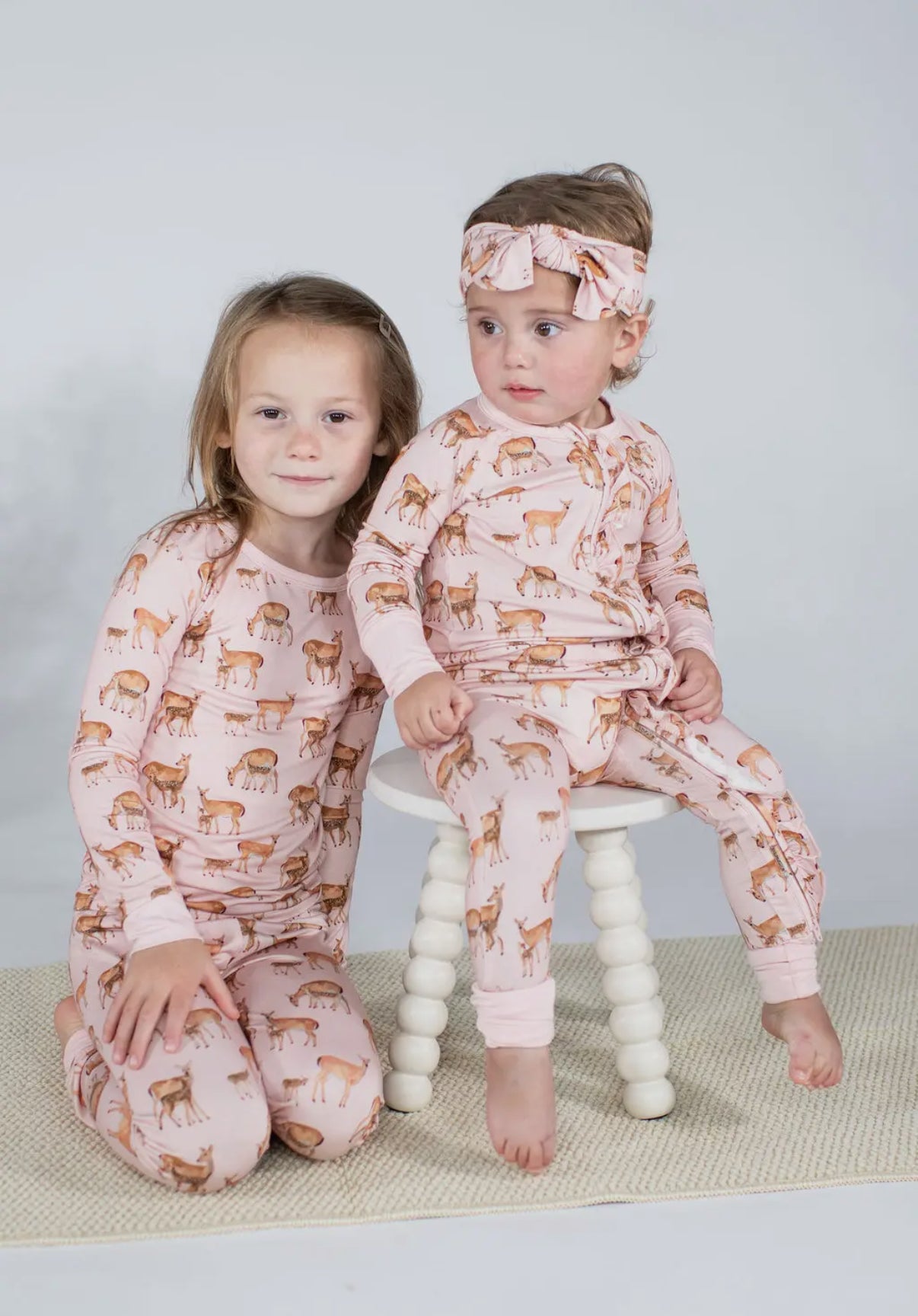 Does & Fawns Convertible Zip Pajamas