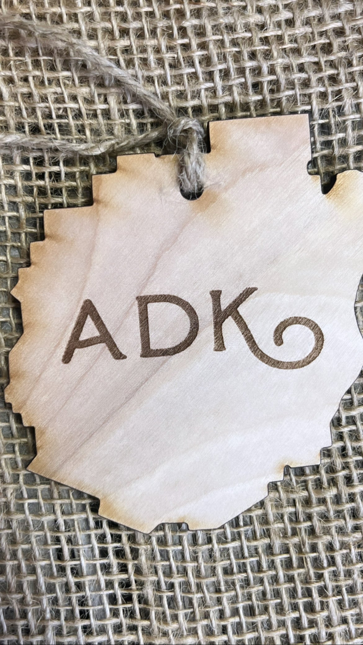 ADK Wooden Engraved Ornaments