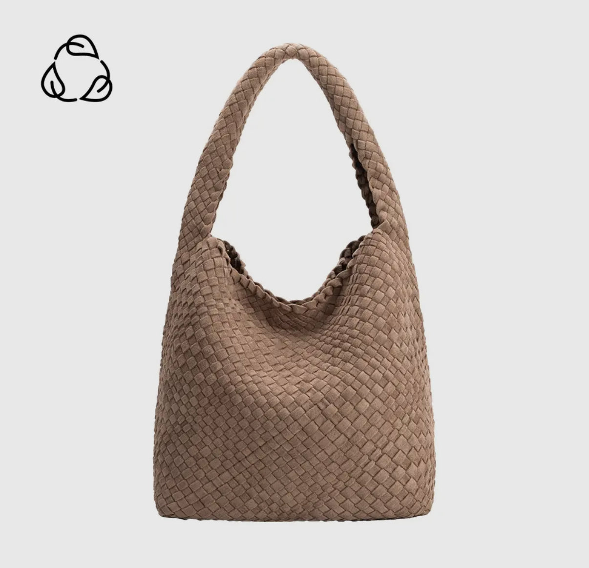 Jojo Clay Suede Shoulder Bag