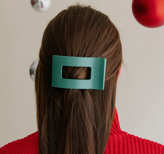 Rectangle Hair Clip | Medium | Evergreen