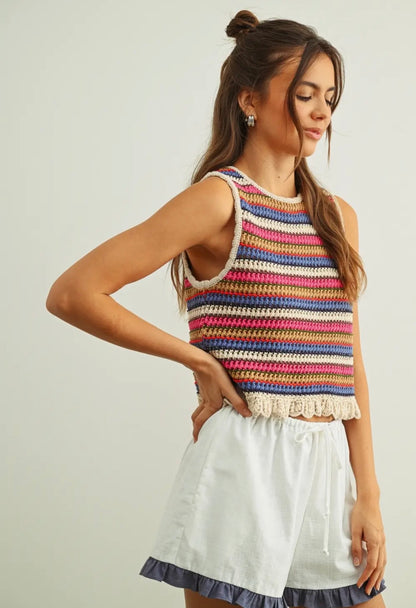 Summer Carnival Knit Tank