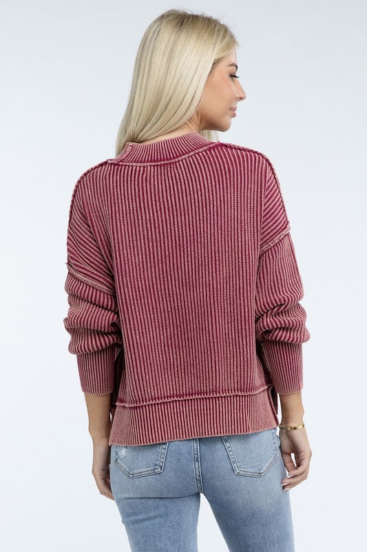 Sammy Washed Crop Sweater *