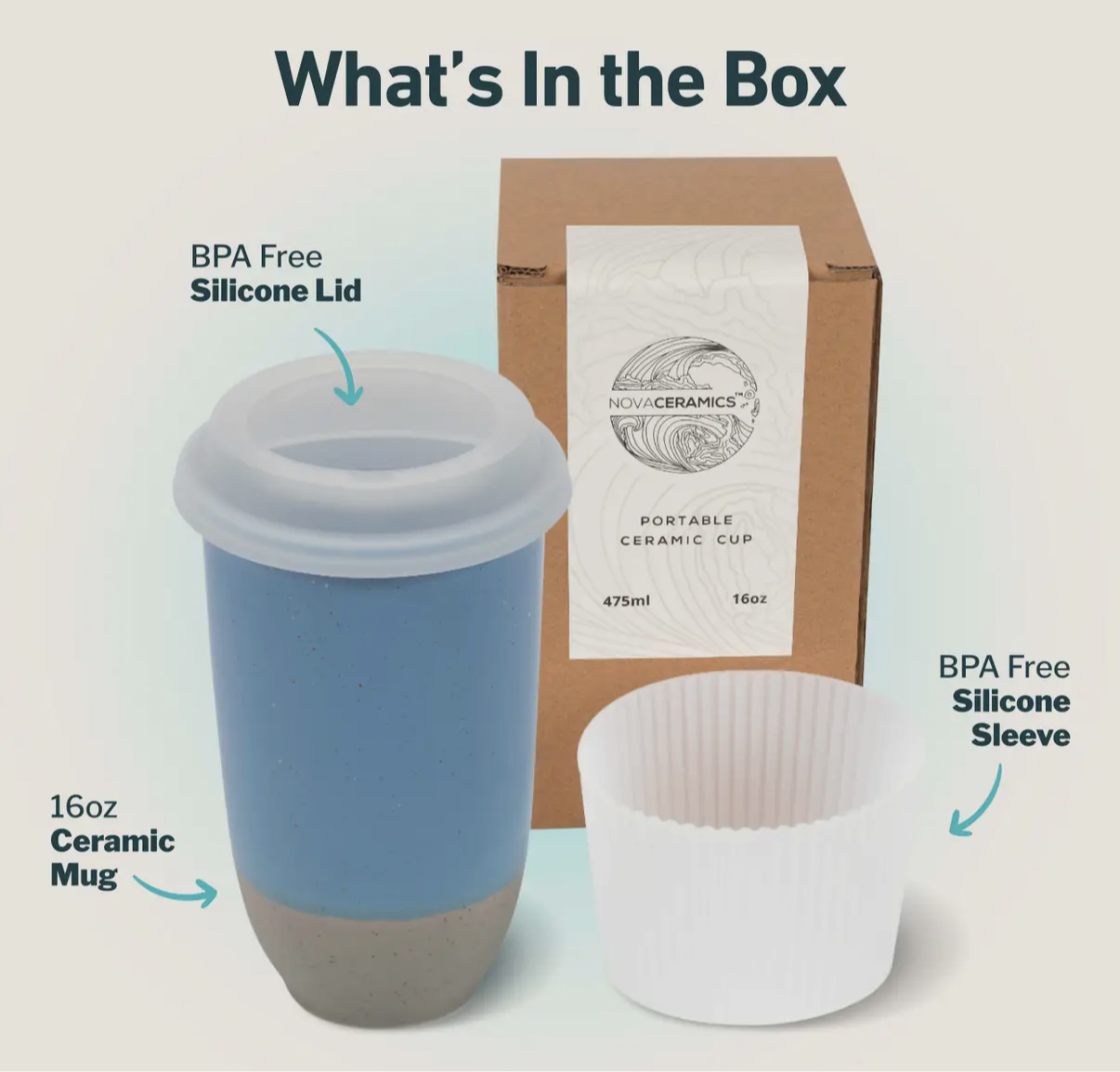 Coastal Drift 14oz Travel Mug