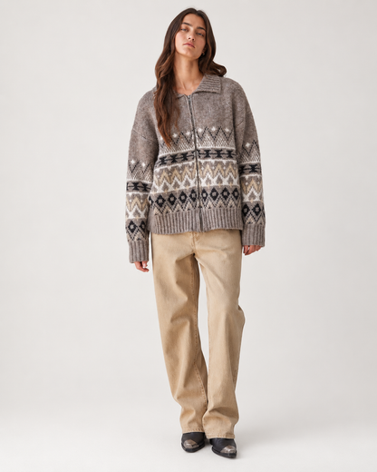 Mountain Lodge Zip Cardigan