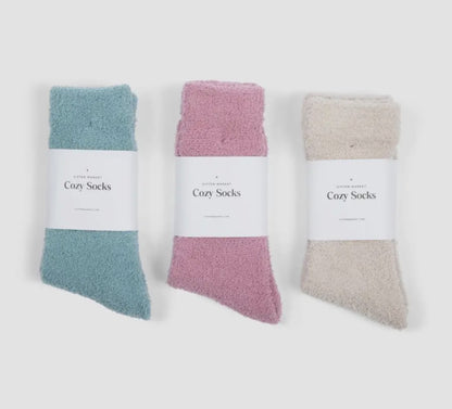 Cozy Cloud Socks | Stone Blue