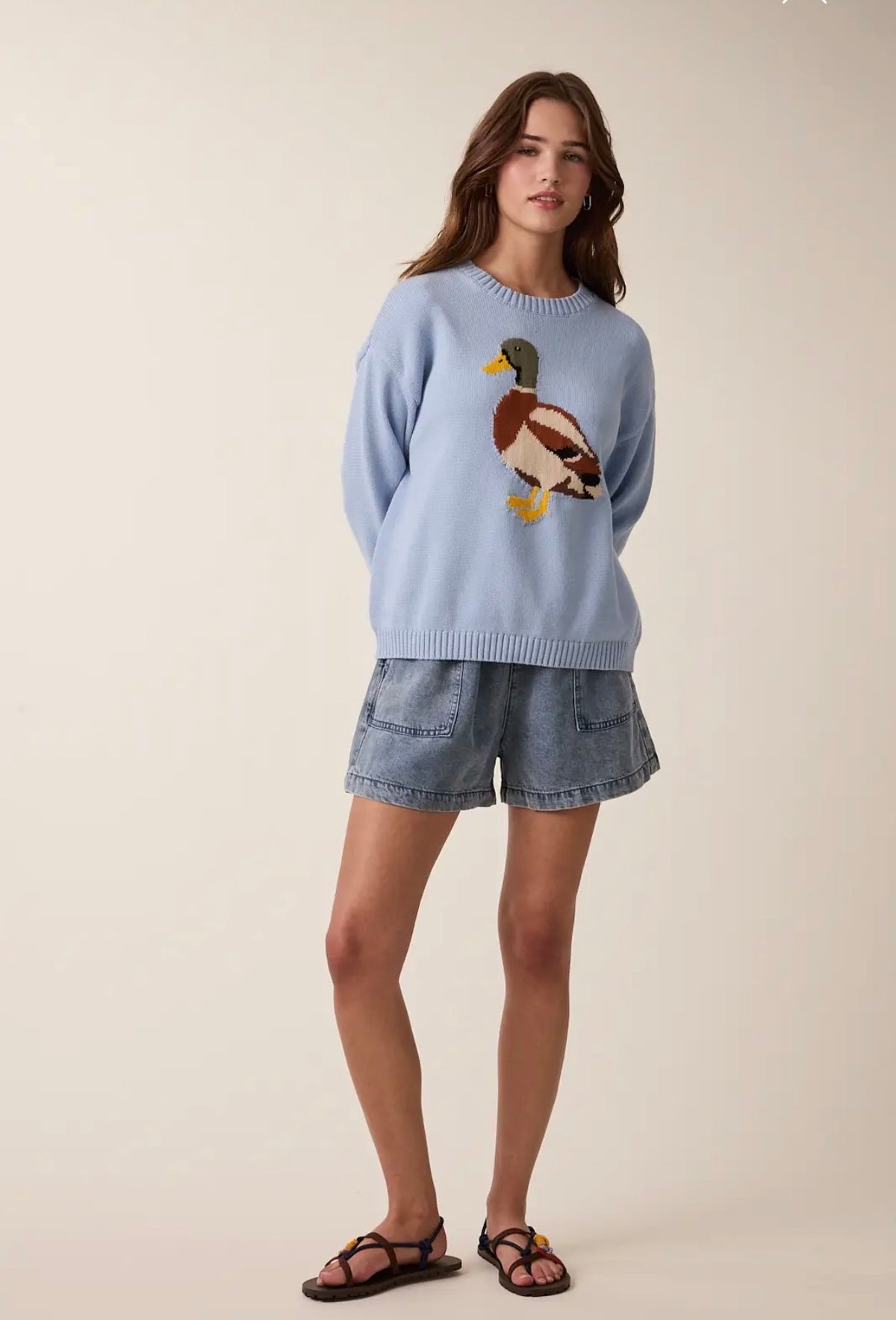 The Camp Mallard Knit | Powder Blue