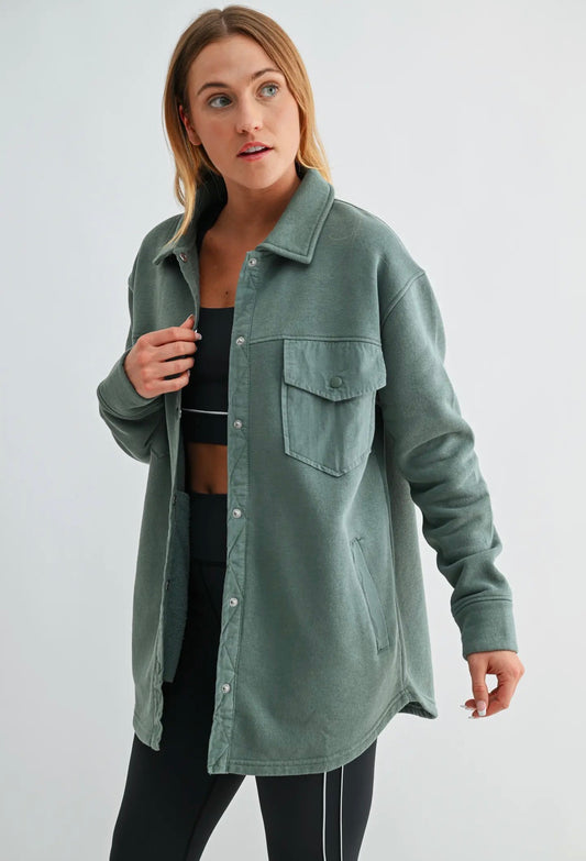 The Trailside Shacket – Pine