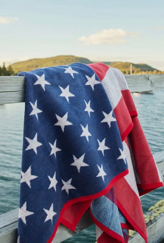 Americana Stars & Stripes Blanket | Chappy Wrap