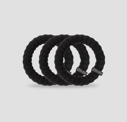 Nylon Hair Ties | Large | Jet Black