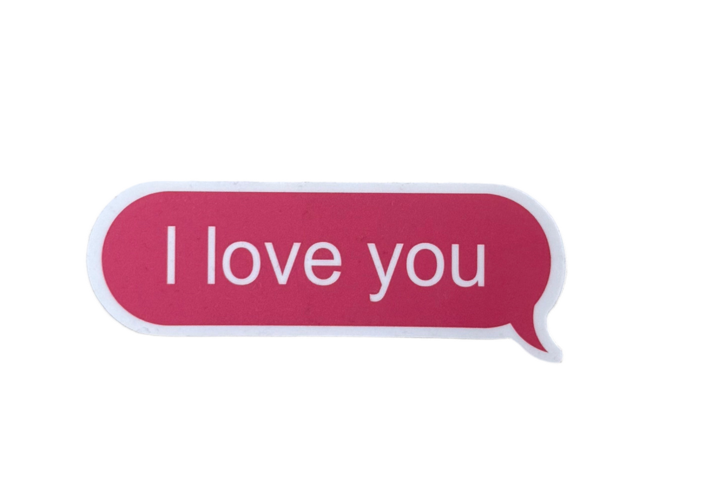 I love you sticker