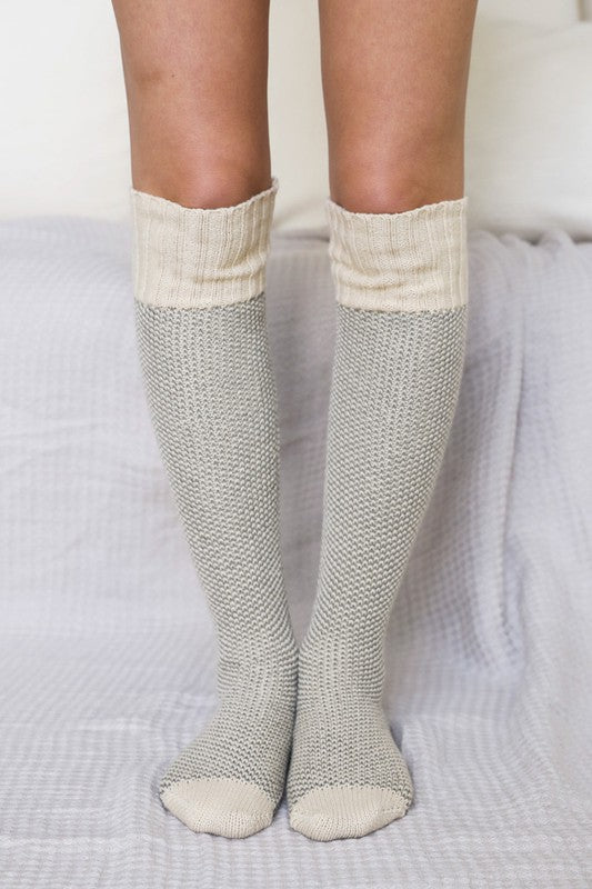 Knitted Lounge Socks *