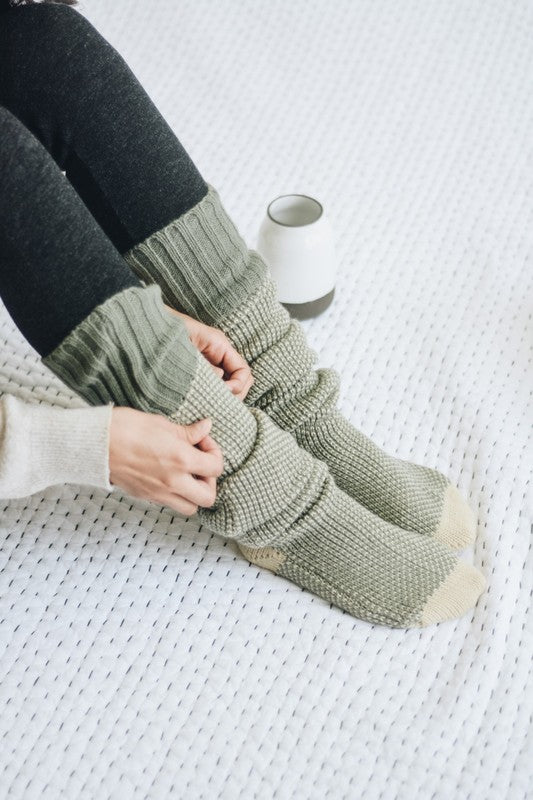 Knitted Lounge Socks *