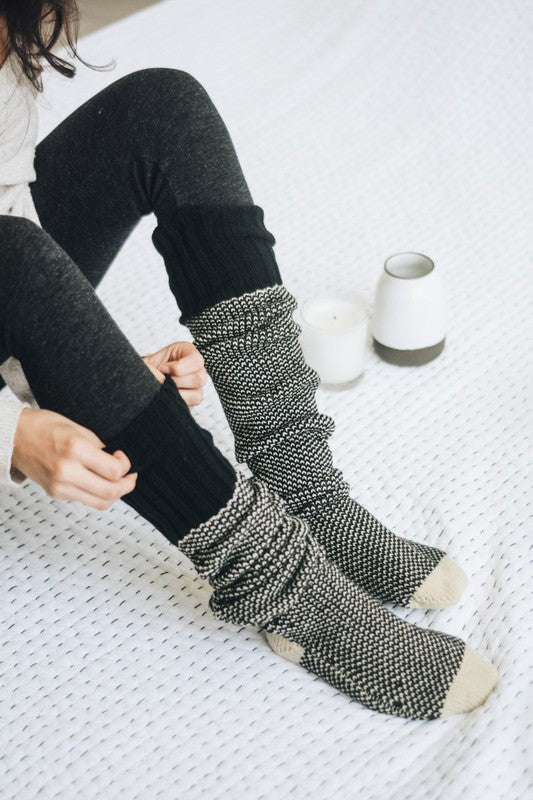 Knitted Lounge Socks *