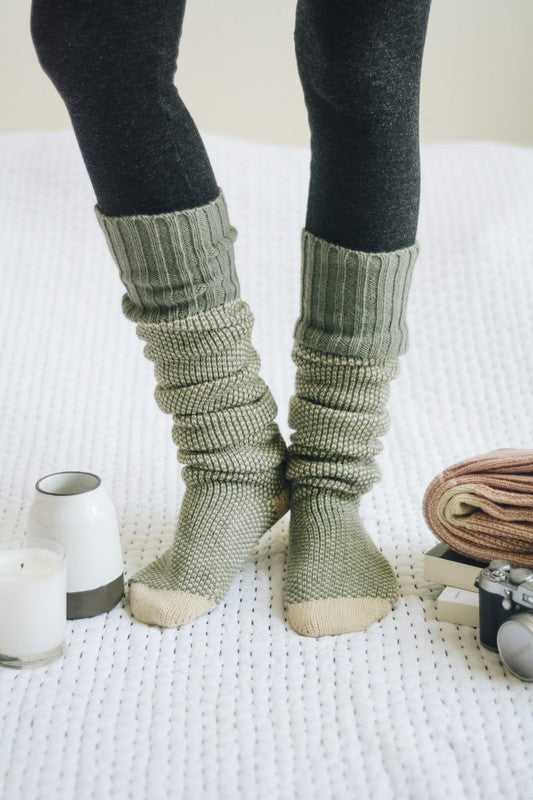 Knitted Lounge Socks *