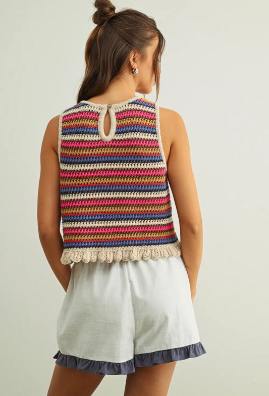 Summer Carnival Knit Tank