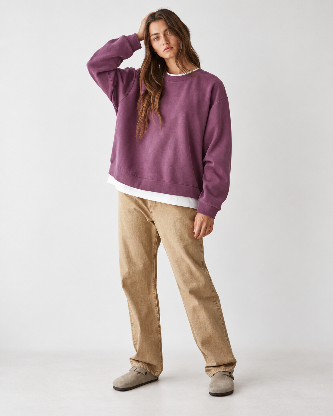Vintage Plum Crewneck