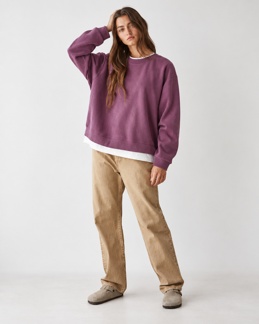 Vintage Plum Crewneck