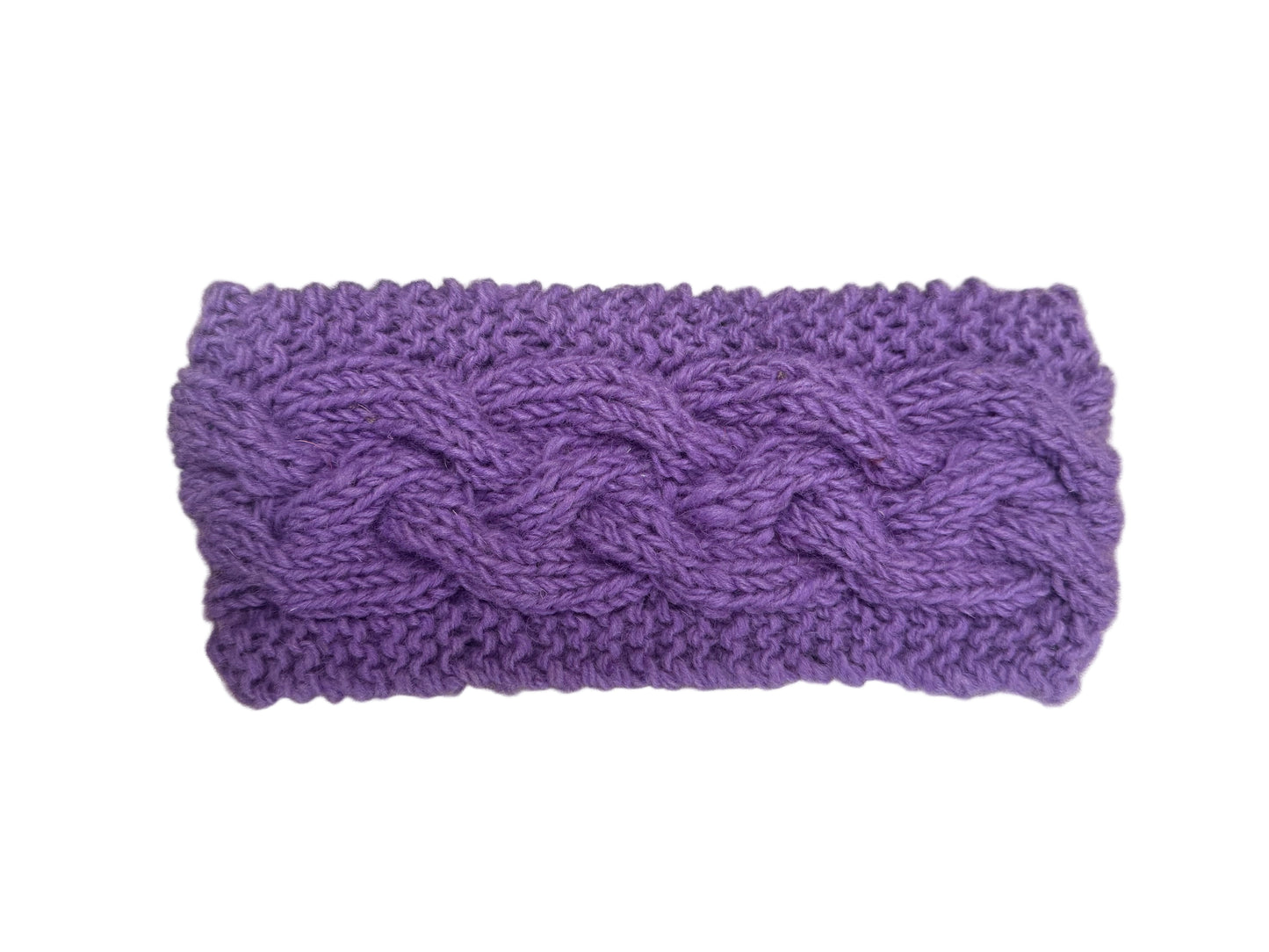 Hemlock Hand Knit Fleece Lined Headband