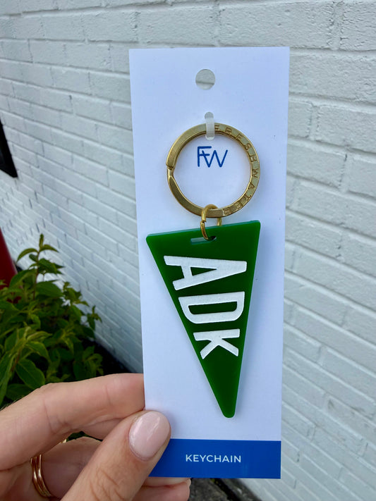 ADK Pennant Keychain