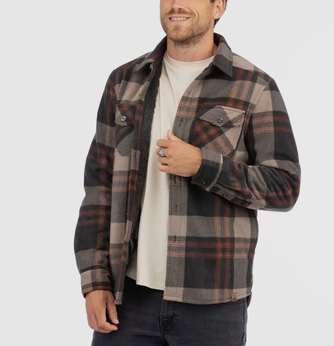 Twitchell Sherpa Lined Flannel Jacket