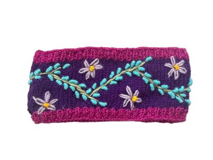 Floral Fleece Lined Headbands