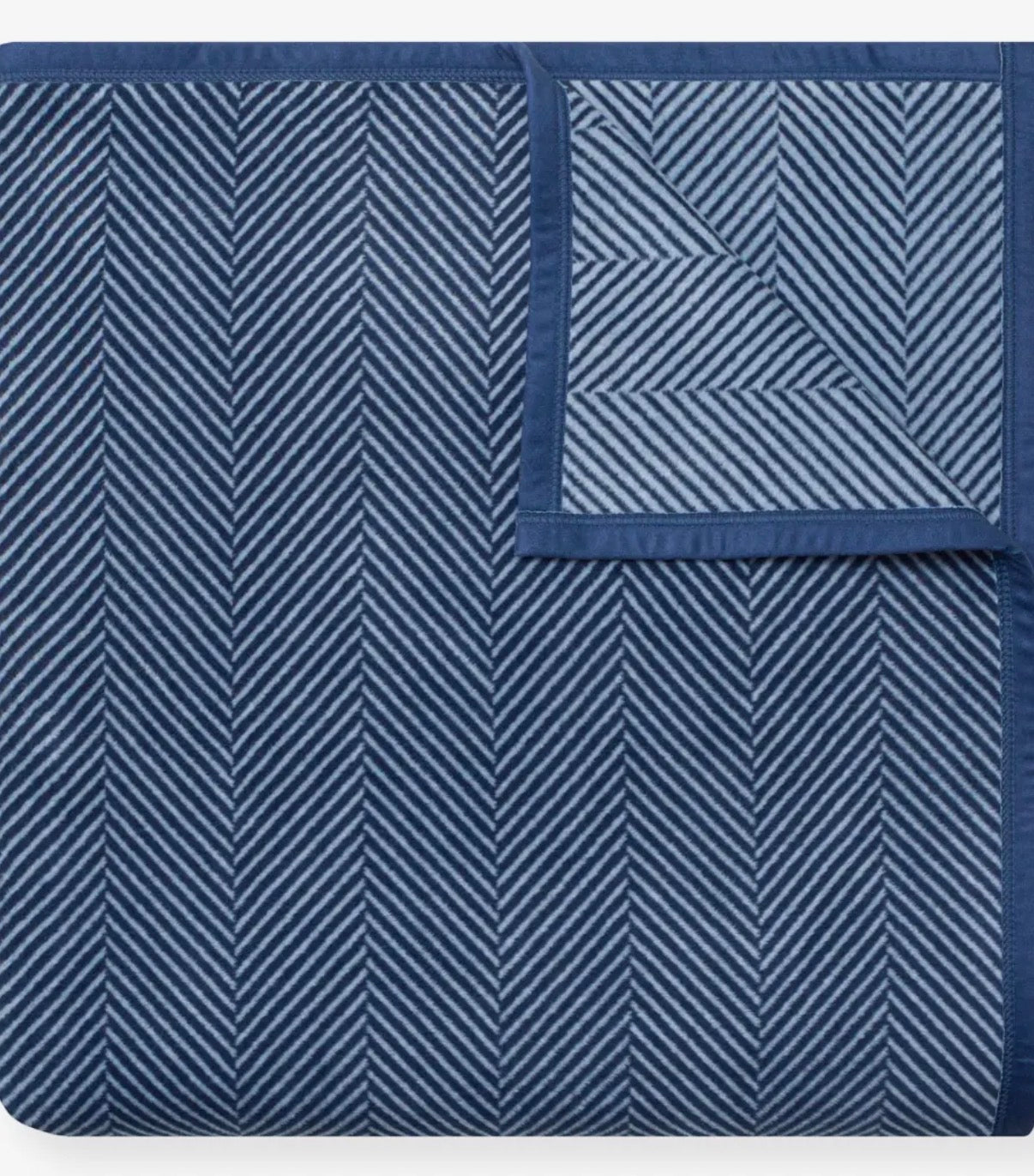 Blue Mountain Herringbone Blanket | Chappy Wrap