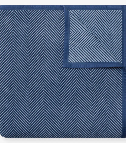 Blue Mountain Herringbone Blanket | Chappy Wrap