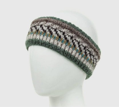 Limekiln Wool Fleece Lined Knit Headband