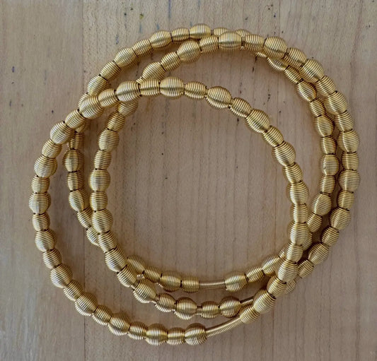 Dia | Gold All Beaded Bracelets