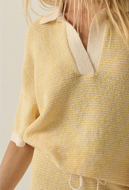 Sunshine Social Knit Top