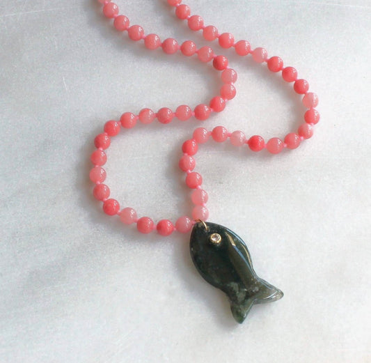 Hooked on You Beaded Necklace