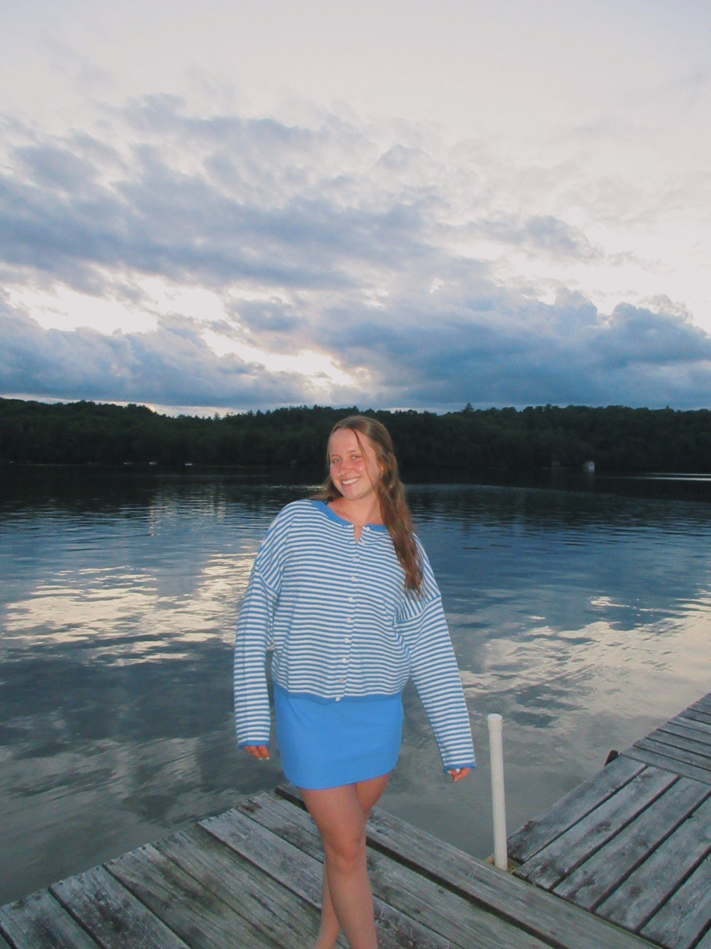 The Boardwalk Stripe Cardigan