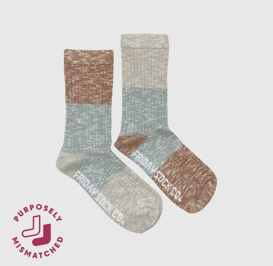 Mismatched Coastline Camp Socks | Women’s