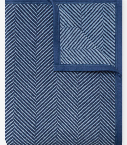 Blue Mountain Herringbone Blanket | Chappy Wrap