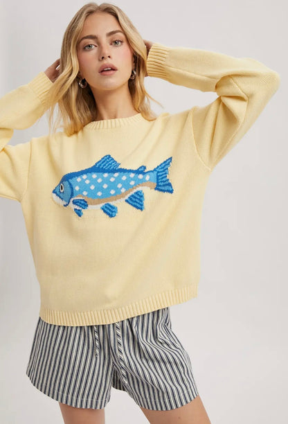 Gone Fishing Sweater