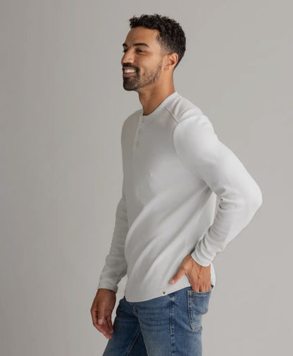 Litchfield Stretch Flannel Henley